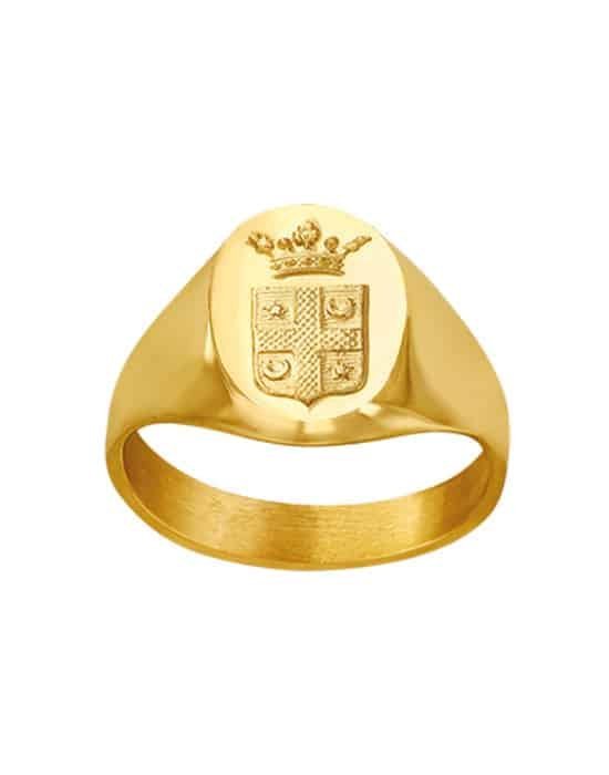 Chevalière Blason en Or - La Orphée Générique Massive