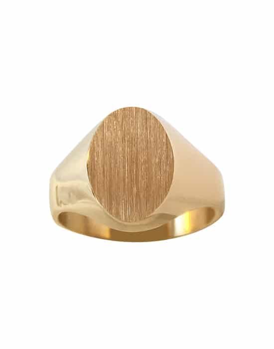 Chevalière Blason Sur Mesure en Or - Modèle Olympe