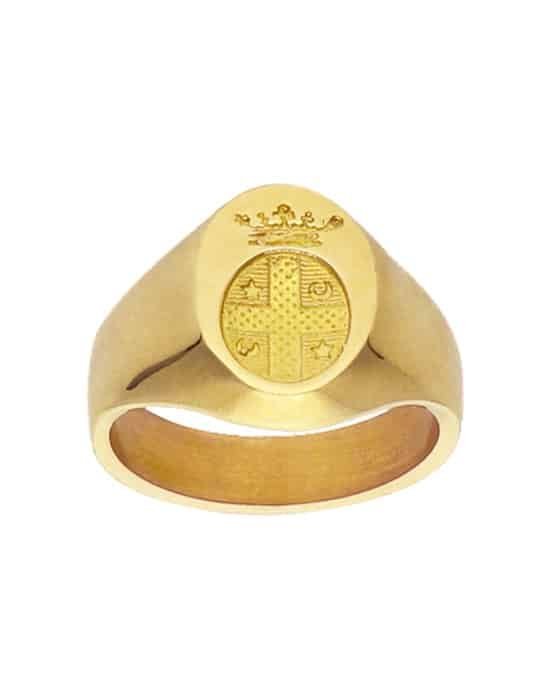 Chevalière Blason en Or - La Olympe Générique