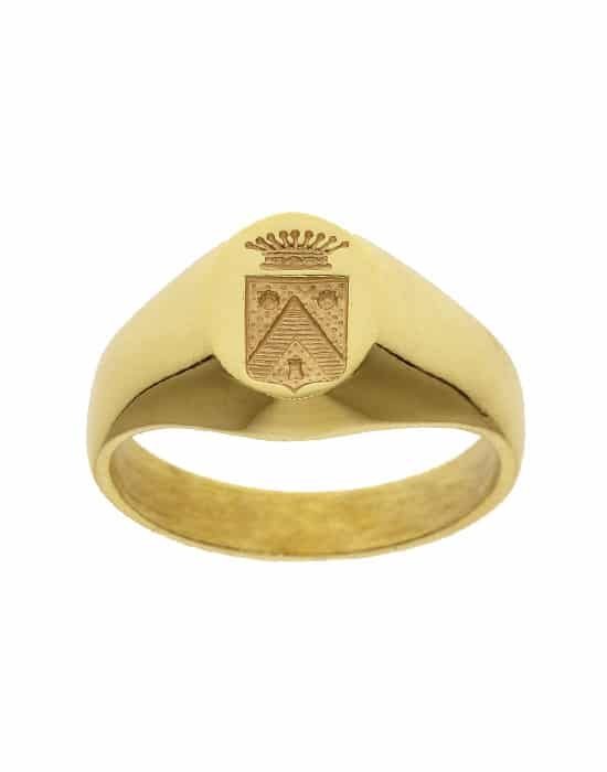 Chevalière Blason en Or - La Olivia Générique Massive