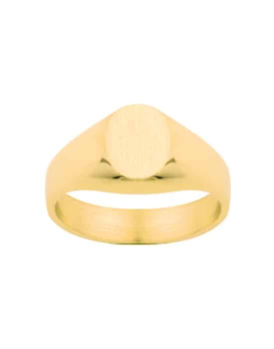 Chevalière Blason Sur Mesure en Or - Modèle Ophélie