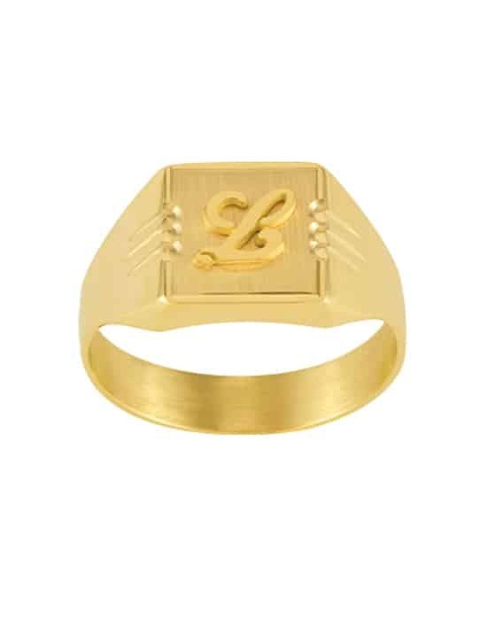 Chevalière Carrée en Or Clarence Griffe