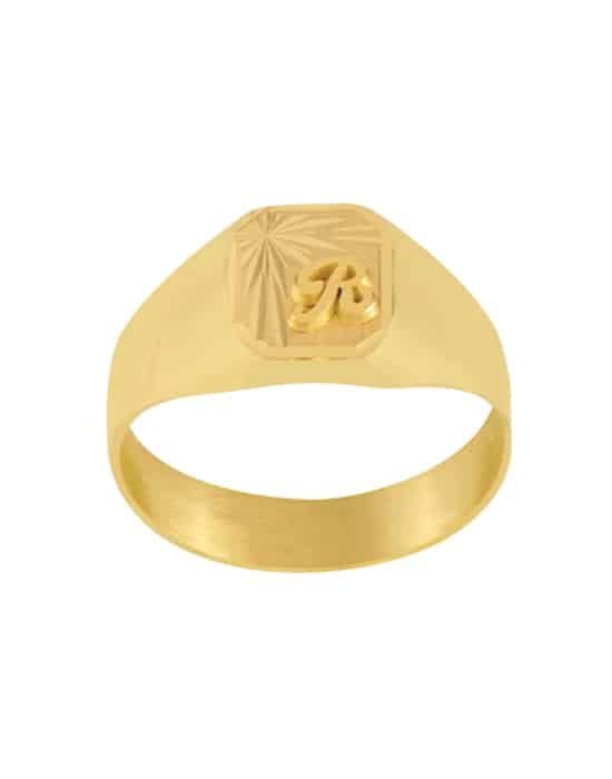 Chevalière Tonneau en Or Typhaine Etoile