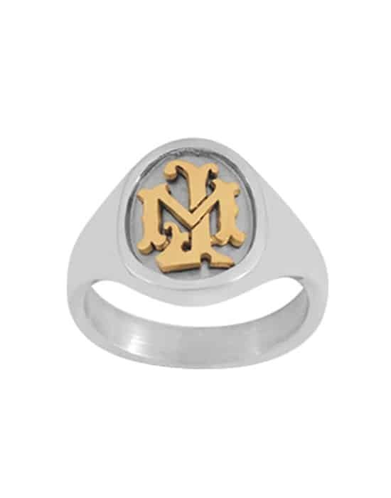 Chevalière Moderne en Argent Benoit