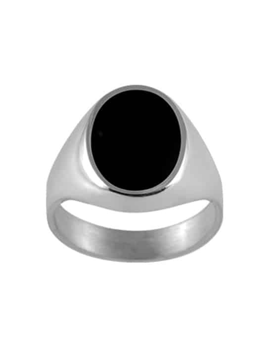 Chevalière Onyx Orion en Argent