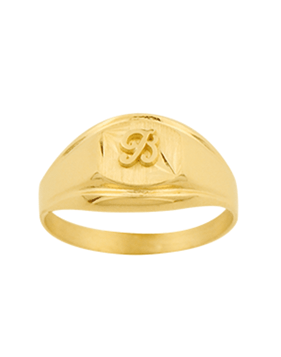 Chevalière Horizontale en Or Harmonie